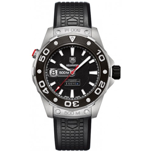 Tag Heuer Aquaracer Calibre 5 500M Black Dial Men's Watch WAJ2119-FT6015